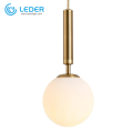 LEDER Yellow Decorative Pendant Lamp