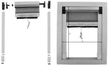 inside retractable screen window