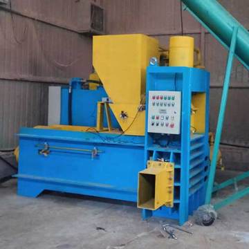 Automatic Corn Cob Press Packing Baler Machine