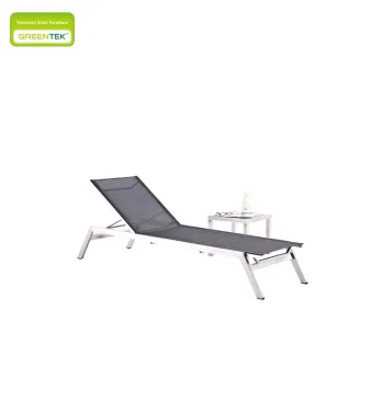 sun lounger metal chair beach lounger pool furniture