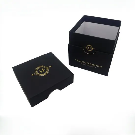 high quality candle paper packaging boxes with insert