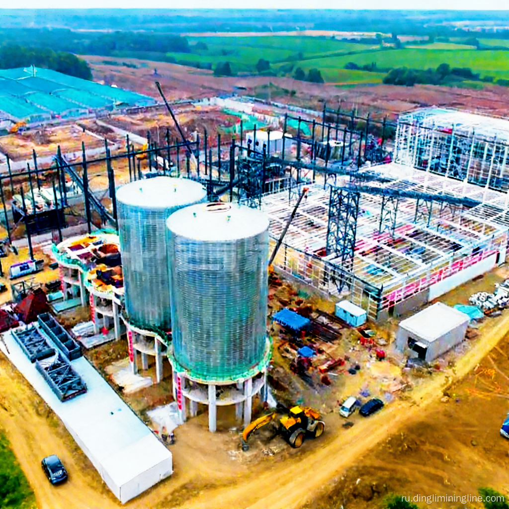 Экологичная модульная линия дробления медной руды