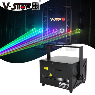VSHOW L1003 10W ديسكو مرحلة دي جي ليزر الضوء LED LED الرسوم المتحركة LASER LIGH