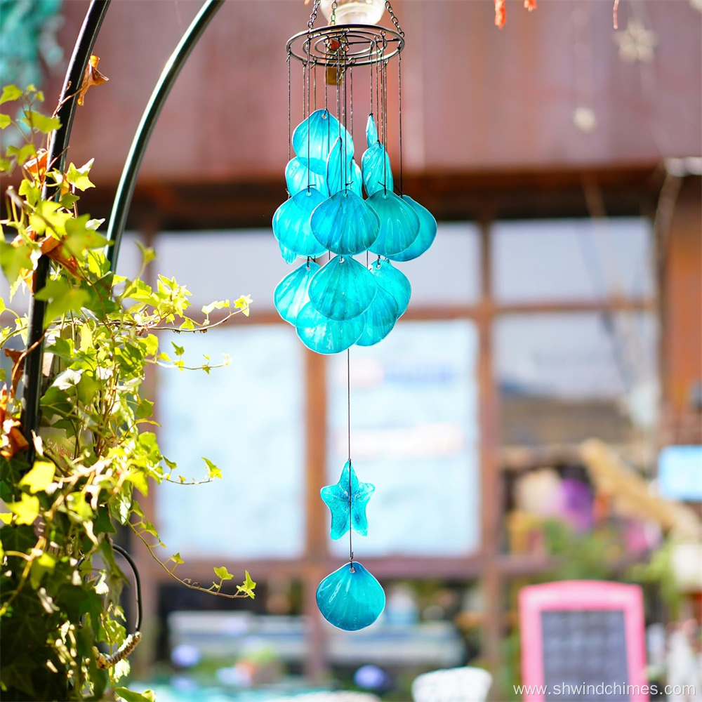 Elegant Stained Glass Wind Chimes for Outdoor Spaces