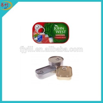 High Quality 125G canned sardine pilchards Canned Sardine In Brine