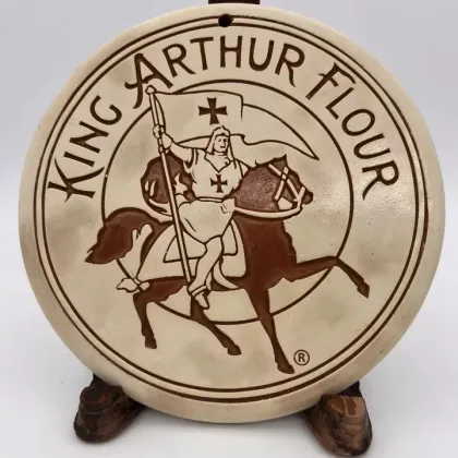 King Arthur Flour Stoneware Tortilla Bun Bread Warmer Stone