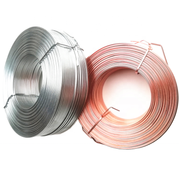High Quality Customized Copper Coated Flat Wire and Galvanized Coil Steel Stitching Wire