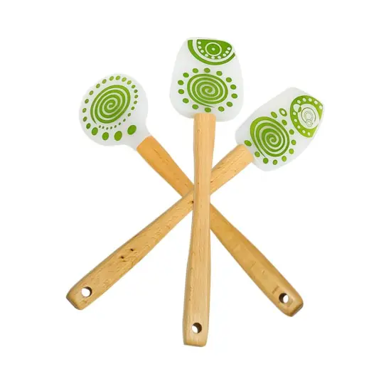 Wholesale Food Grade Silicone Cake Spatula Set