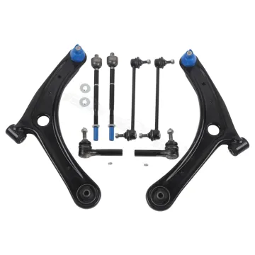 TSY Chassis Spare Sets 8 PCS TSYSK015 Suspension Kit - Auto Tie Rod End Control Arm Kit for Jeep Compass Patriot
