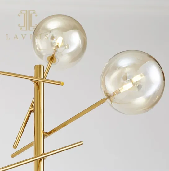 LED floor lamp for hotel room