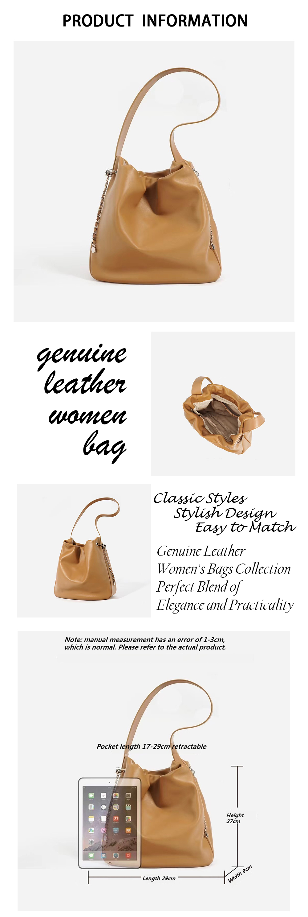 Genuine Leather Women Bag