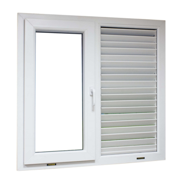 PVC Shutter Ventilation Window for Bathroom