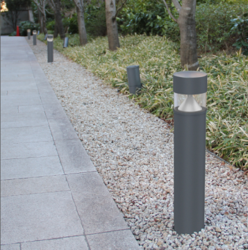 Luci da bollard a LED ECOJAS - IP65 classificata, 24W, 3000K, alloggiamento in alluminio nero