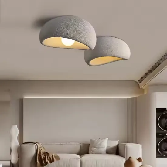 Modern Minimalist Japanese Wabi Sabi Ceiling Light