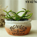 Pereka Bowl Planter Round Clay Pot untuk Tumbuhan