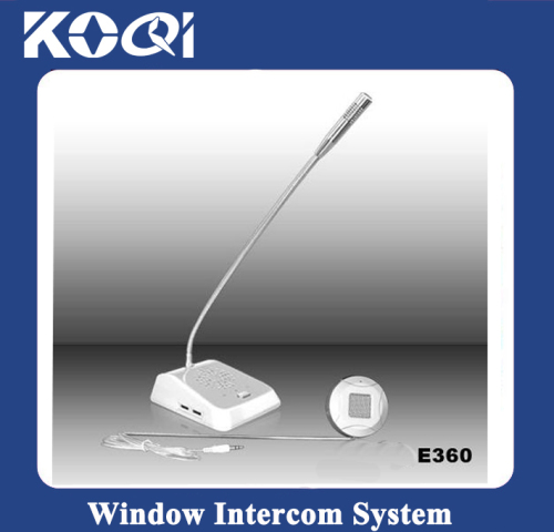 Clear Voice Two Way Office Window Interom with CE