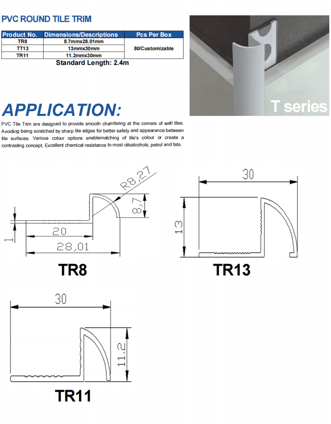PVC round tile decorative strips PVC round tile decorative strips