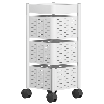 Rotating Storage Shelves for Kitchen 3tier