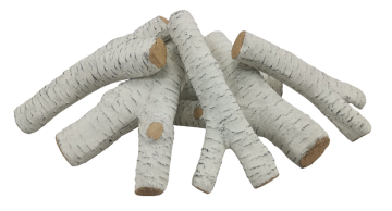 ABLE Realistic Artificial Birch Log Sets