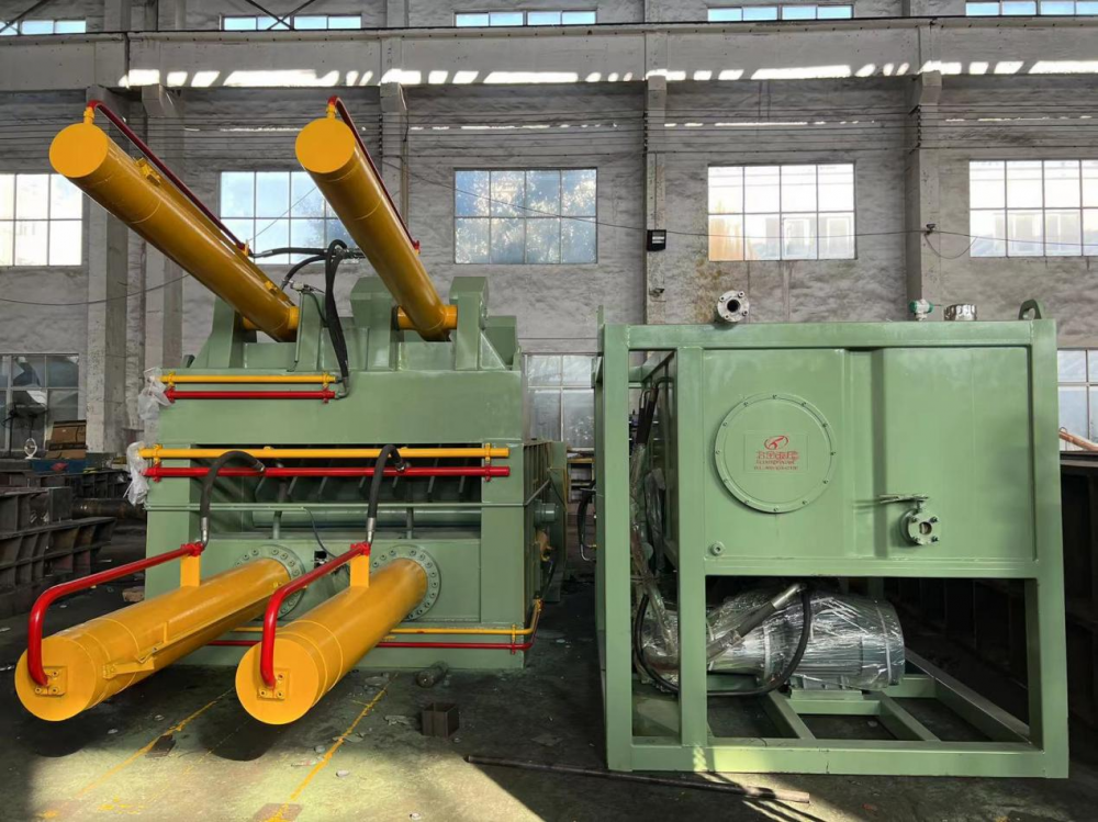 Punching Sheet Metal Parts Hydraulic Automatic Triple Baler