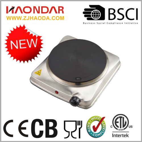 Stainless Steel Single Burner Electric Hot Plate