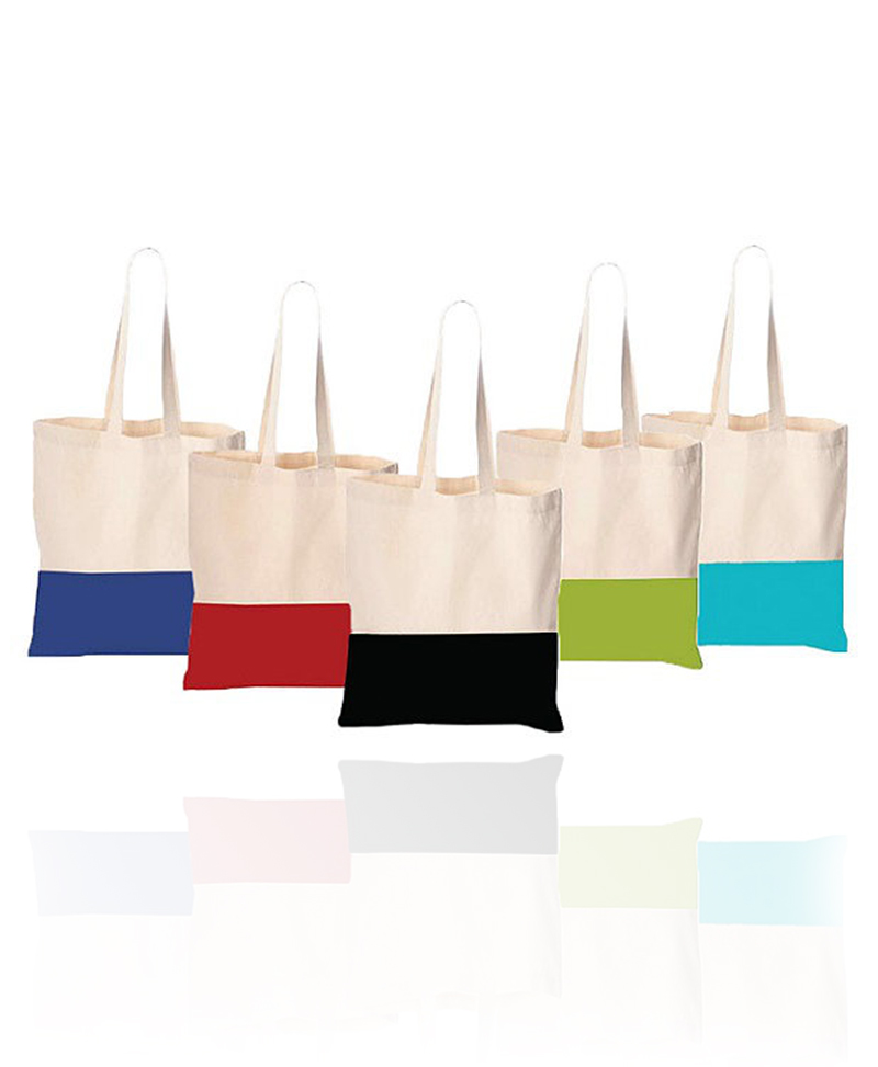  pure colorful canvas bag