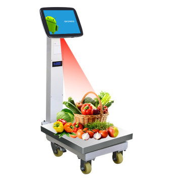 Zhongji Touchscreen All-in-One POS-System mit KI-Erkennung und integrierter Waage für Supermärkte