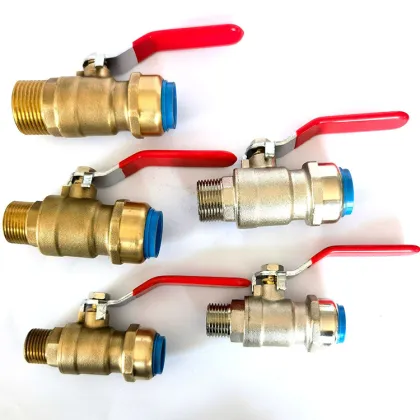 China Factory Brass Sharkbite Style Fittings for PEX, Copper, and PVC Pipes