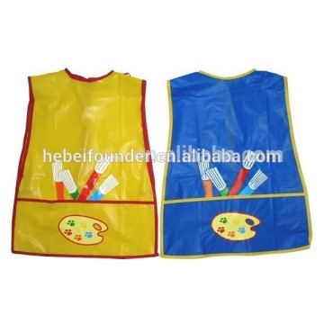 waterproof PVC child smock with logo