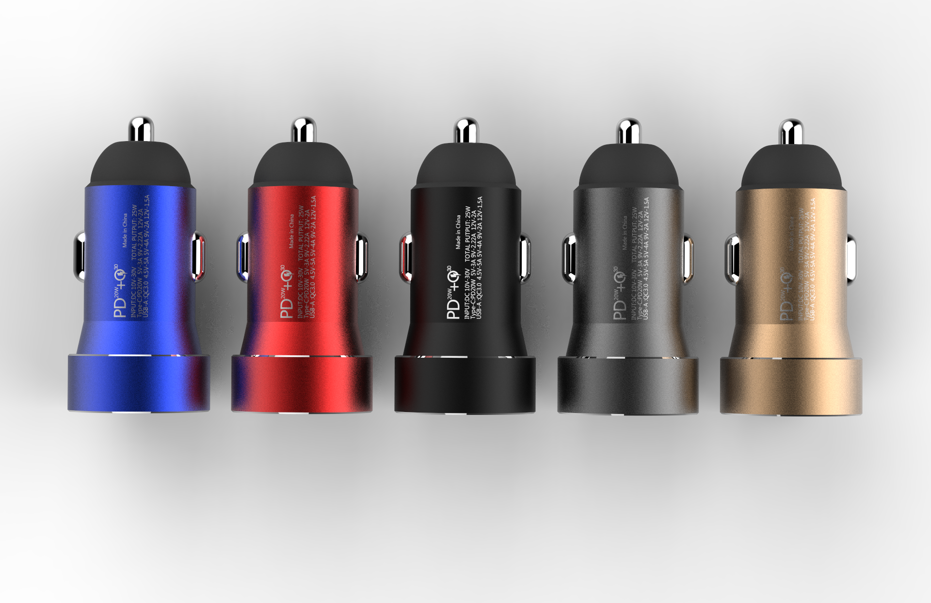 PD 20W QC3.0 Car Charger 3