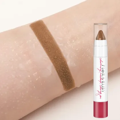 Flora Ruby Korean Vegan Pink Shimmer Cream Eyeshadow Stick