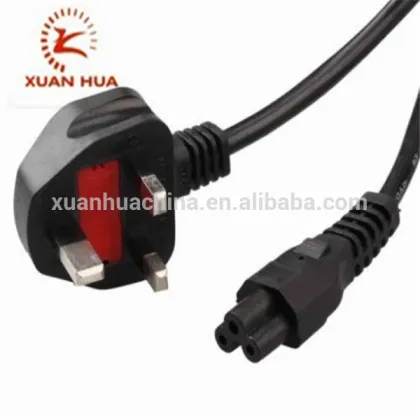 3 Pin Mains C5 Clover Leaf Laptop Power Cord