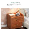 Narrow Simple Bedside Cabinet Bedside Table Mini Simple Modern Bedroom Multi-functional Locker Side Table Bedroom Ins Shelf