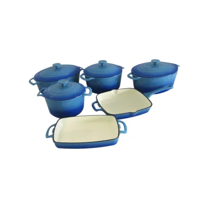 Professional Cast Iron Cookware Set: Cookwin Enamel Dutch Ovens for European Cuisine