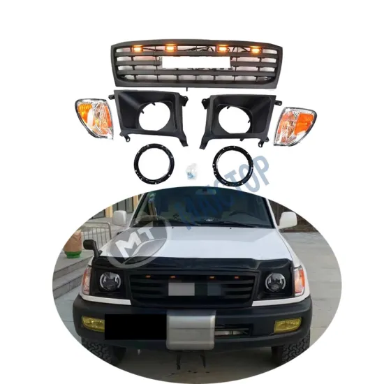 Maictop Car Auto Accessories Front Grille for Land Cruiser 100 LC100 Grille Headlight Cover