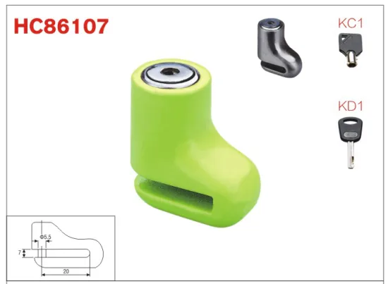 motorcycle parts, disc brake lock, autobike lock HC86107