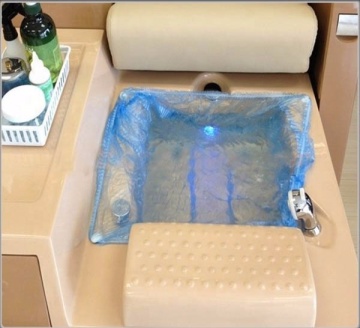 Super Low MOQ Disposable Waterproof Pedicure Chair Bowl Liners
