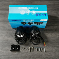 LiuHJG Aluminum Waterproof Motorcycle Auxiliary fog Light With Devil's Eyes