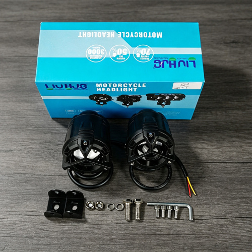 LiuHJG Aluminum Waterproof Motorcycle Auxiliary fog Light With Devil's Eyes