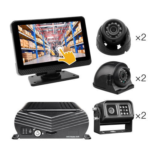 School Bus Mobile NVR Camera System 8CH IPC Network Cameras