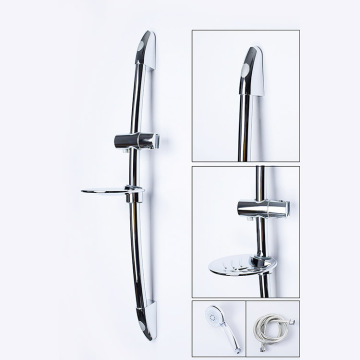 Shower riser shower rail system