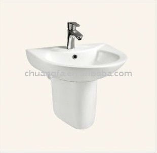 Bathroom Ceramic Sanitary Ware Vanity Pedestal Basin/Wash Building Material