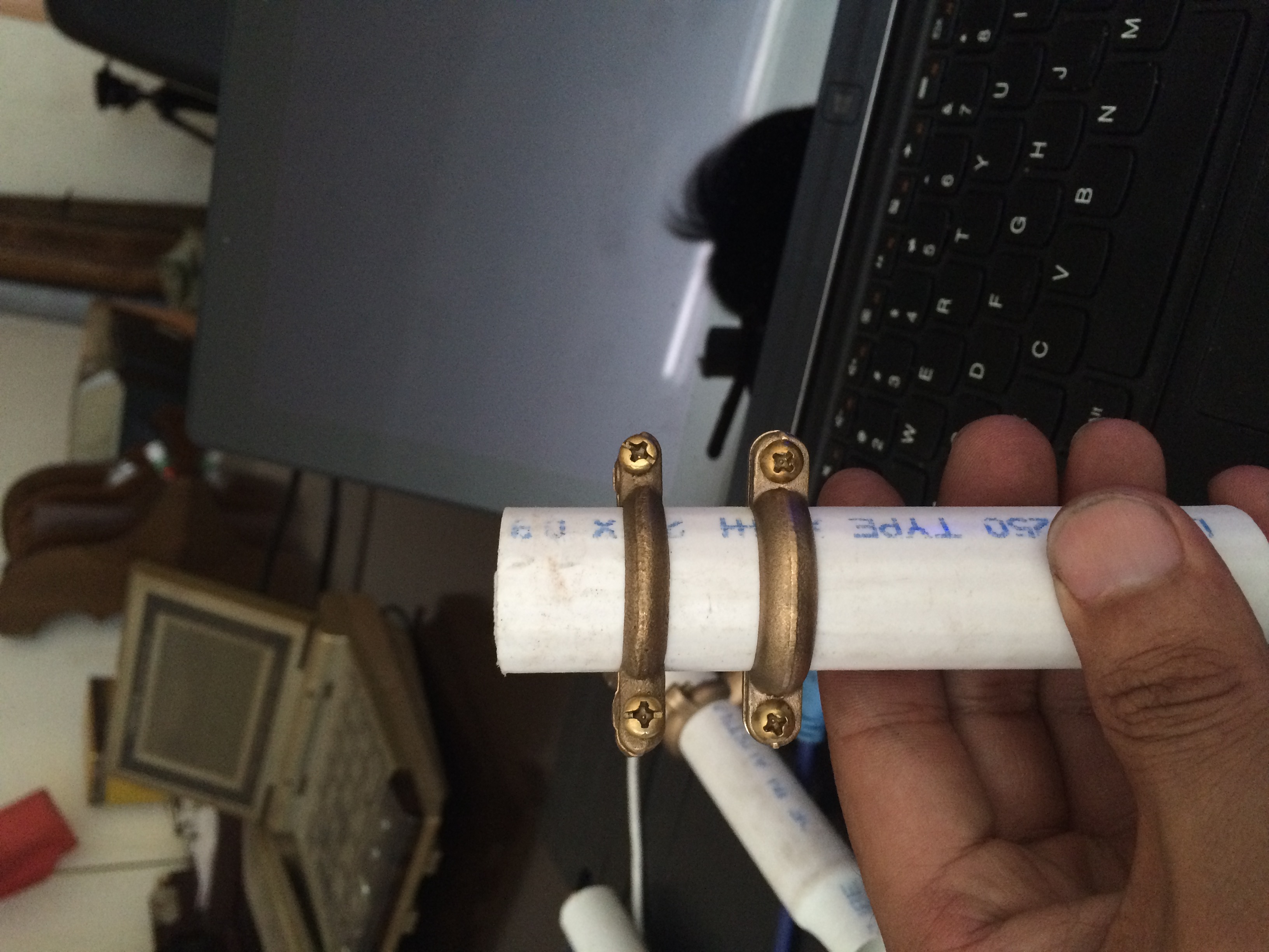 brass pipe clip
