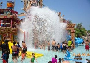 Maya Style Aqua Playground Park Equipment include 4 Fibergl