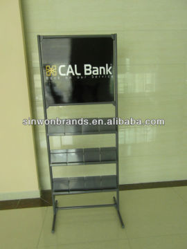 Detachable Bank Display Stand For Magazine ,books,flyer....