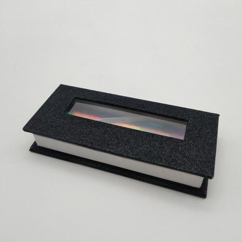 Rectangle glitter logo eyelash packaging box