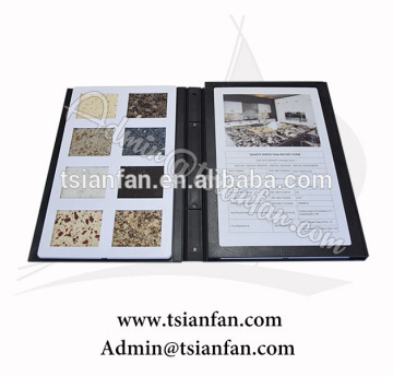 PY606--Marble Stone Plastic Sample book