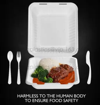 lunch box containers for restaurant, PLA Lunch Box with Lid For Kids, PLA Material Healthy Plastic Lunch Bento Box