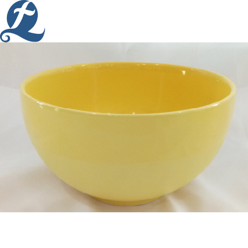 Dinnerware solid color smooth surfece ceramic bowl