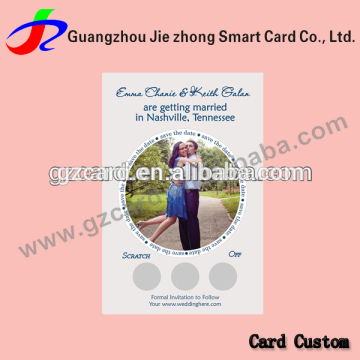 China Manufacturer paper wedding invitation card printing services
